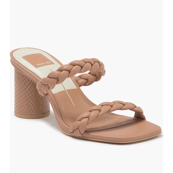 Dolce Vita Nairi Braided Strappy Sandal with Heel - Picture 2 of 10